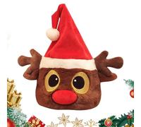 Generico Sombrero De Santa Claus | Tocado Interactivo Y Amistoso Para La Piel,Sombrero De Navidad Que Canta,Para Hombres Mujeres Chicas Chicas Jóvenes Adolescentes Cumpleaños Vacaciones Año Nuevo