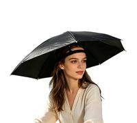 Genérico Sombrero Paraguas - Sombreros Plegables Impermeables con Manos Libres | Sombrero De Sol Ajustable | para Mujeres Hombres Al Aire Libre Playa Camping Senderismo Pesca Golf Jardinería Viajes