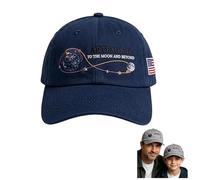 Genérico Sombrero Unisex con Estampado de Lanzamiento de Cohetes Artemis II 2026, para Amantes del Espacio (04)