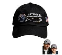 Genérico Sombrero Unisex con Estampado de Lanzamiento de Cohetes Artemis II 2026, para Amantes del Espacio (03)