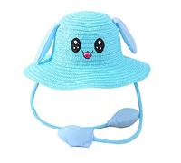 Genérico Sombreros Baby Caps Air Niños con Paja de verano movedora Sunhat Rabbit Ears Kids Hats & Caps, a, 54
