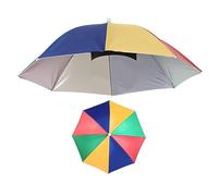 Generico Sombreros Paraguas para Mujer - Sombrero Paraguas Con Protección UV | Sombrero Plegable Transpirable Impermeable Hombres Mujeres Accesorio Exterior, De colores, riferimento alla