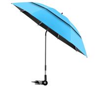 Genérico sombrilla con pinza para protección UV UPF 50+ doble dosel | Paraguas De Playa Y Camping Viajes, Playa, Vacaciones, Camping, Picnics, Silla de Ruedas, Carros de Golf