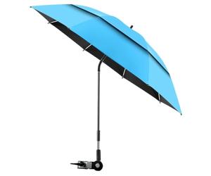Genérico sombrilla con pinza para protección UV UPF 50+ doble dosel | Paraguas De Playa Y Camping Viajes, Playa, Vacaciones, Camping, Picnics, Silla de Ruedas, Carros de Golf