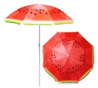 Genérico Sombrilla de playa - Envío 24 h - Resistente, ligera, fácil de plegar - 8 paneles de protección Solar. Playa, Piscina, Protección Solar (SANDIA)