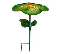 Genérico Sombrilla Para Plantas: Sombrilla Con Estaca De Flores De Metal De 24 X 42 Cm, Protector Confiable En Maceta De Hierro, Mini Sombrillas Decorativa Para Jardín, Sombrillas Resistente A La Int