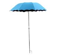 Genérico Sombrilla para Plantas - Sombrilla de jardín Plegable con protección UV para Exteriores 125x95 cm | Cubierta de toldo para, marco de hierro de acero duradero, protector portátil de plantas d