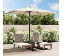 Genérico Sombrilla Rectangular Blanco Arena 200x300 cm,Jardín,Artículos de Exterior,Sombrillas-40772