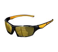 Generico Sonnenbrille Herren | Polarisierte UV Brille | Leichte Sport Sonnenbrille | Komfortable Outdoor Brille für Angeln Fischen Fahrradfahren Autofahren Reisen und Freizeitaktivitäten, amarillo