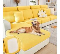 Genérico Soothing Home Sofa Covers, Washable Couch Cushion Covers, Stretch L Shape Sofa Cover, High Elastic Easy to Clean Sofa Cover, Comfort Soft Sofa Covers (A,Large Double)