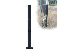 Genérico Soporte de Acero Inoxidable Duradero para estación de Carga de vehículos eléctricos, Pedestal de Carga de Suelo para vehículos eléctricos, diseño para Exteriores Resistente a la Intemperie,