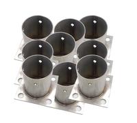 Genérico Soporte de Base para Poste de buzón de Alta Resistencia - Anclaje de Montaje Universal para Postes de Madera, hormigón y Metal - Se Adapta a columnas y Postes de Cerca de 2 a 7 Pulgadas de d
