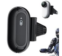Generico Soporte de cámara de casco para Insta360 GO 3/GO 3S Action Camera Perspectiva en primera persona Soporte fijo para casco de motocicleta Montaje lateral