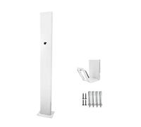 Genérico Soporte de Carga para vehículos eléctricos, Pedestal para Conector de Cargador EV, Soporte de Carga Universal para Pared, Resistente a la corrosión (Blanco)