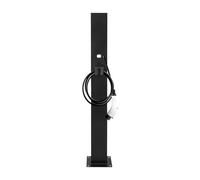 Genérico Soporte de Carga para vehículos eléctricos, Soporte de Carga para vehículos eléctricos en Exteriores, Pedestal para Conector de Cargador de vehículos eléctricos, Soporte de Carga para vehícu