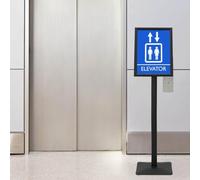 Genérico Soporte de Cartel Pedestal Negro a3 Aluminio y PVC,Economía e Industria,Venta al por Menor,Mostradores-42020977