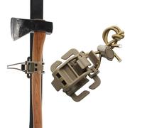 Genérico Soporte de Clip para Linterna | Clip de Caza Gancho para cinturón Llave Sujetador Multiusos | Pala de ingeniería, Clip para piolet, Accesorios de Senderismo para torniquetes, Bastones