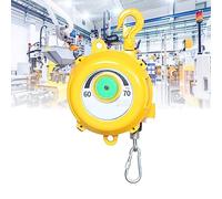 Genérico Soporte de Herramientas Ajustable, retráctil y con contrapeso de Resorte, con Gancho y Cable de Acero - Capacidad de 60-70 kg para Taller, automoción, línea de Montaje y Uso Industrial.