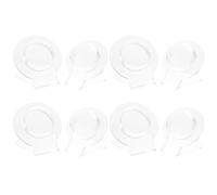 Genérico Soporte de Joyería Acrílico Transparente para Pulseras, Organizador de Accesorios 8 Piezas (4 Grandes 4 Pequeños), Exhibidor de Mesa para Uso en Dormitorio y Tienda