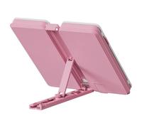 Genérico Soporte de Libros portátiles, Estuche de lápiz Plegable para la Escuela | Material de Mascotas con construcción de ABS y Base Resistente compacta Ligera, Almohadilla de Escritura