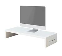 Generico Soporte de monitor para escritorio, estante ventilado para oficina | Elevador para portátil y ordenador | para casa, oficina, escuela, dormitorio, estación de trabajo e impresión