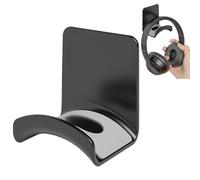 Generico Soporte de pared para auriculares: organizador de auriculares | Soporte adhesivo para Streaming Station PC Setup Desk Home Studio Classroom Dorm Under Table Earphone Mount Hook Hanger Bracket