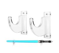 Genérico Soporte de Pared para - Compact Lightweight Sable luz, Elegant, Portable, Katana, Colgador exhibición acrílico Gancho, Universal Espadas Estante | Multipurpose Outdoor Indoor Utility