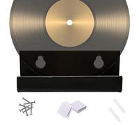 Genérico Soporte de Pared para Discos - Estante Acrílico Compacto para Álbumes,Expositor de Discos - para Dormitorio, guardería, Sala Juegos, Oficina, Estudio, recibidor, apartamento, residencia