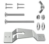 Genérico Soporte de Pared para Rueda de Repuesto, de Sujeción para Neumáticos de Remolque, Soporte Ajustable para Diferentes Neumáticos, Medidas 18,4x6cm, Caravanas, Talleres