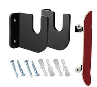 Genérico Soporte De Pared Para Tabla De Skate | Kit De Instalación Organizador De 2 Piezas De Acrílico | Colgadores De Skate Para Pared,Para Dormitorio Sala De Estar Garaje Tienda Interior