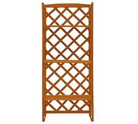 Genérico Soporte de Plantas y Enrejado Abeto Macizo Naranja 60x30x140 cm,Jardín,Jardinería,Soportes para macetas-314834