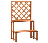 Genérico Soporte de Plantas y Enrejado Abeto Macizo Naranja 70x42x120 cm,Casa y jardín,Jardín,Jardinería,Soportes para macetas-314842