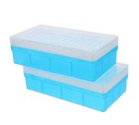 Genérico Soporte de Plástico para Tubos de Ensayo de Centrífuga, 2 Piezas, Resistente y Duradero, para Almacenamiento y Uso en Laboratorio Color Aleatorio