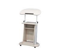 Genérico Soporte De Podio Con Dos Paneles Y Cajón, Altura Ajustable 85-115 Cm, Soporte Portátil For Aula (incluye Solo Bastidores)(Color 1)