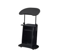 Genérico Soporte De Podio Con Dos Paneles Y Cajón, Altura Ajustable 85-115 Cm, Soporte Portátil For Aula (incluye Solo Bastidores)(Color 3)