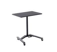 Genérico Soporte De Podio De Piso, Estación De Trabajo De Pie Con Ruedas Altura Ajustable 72-113 Cm For Aula De Bodas (Incluye Solo Bastidores)(Black)