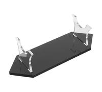 Genérico Soporte de Sable Acrílico - Expositor de mesa para flauta de Poignard, soporte transparente y negro compatible con mango FX | Expositor de colección 24 cm