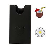 Genérico Soporte de silicona para de teléfono - Accesorio de compatible con inserto suave de PVC flexible, elegante accesorio de mano, de playa de viaje | Almacenamiento de teléfono con múlti