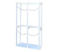 Genérico Soporte de Suelo para bombonas de oxígeno, estantes comerciales para Botellas de nitrógeno, Soportes para bombonas de Gas, Capacidad para 1/2/3 bombonas de argón, hidrógeno y CO2 (