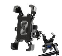 Generico Soporte de teléfono móvil para scooter, soporte para teléfono para manillar de bicicleta | Soporte de teléfono giratorio multifunción - Pinza para portátil para viajes