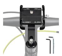 Genérico Soporte De Teléfono para Bici,Impermeable Antigolpes Aleación de Aluminio | Porta Teléfonos para Scooter en Manillar,Uso En Carretera, Montaña, Patinete Eléctrico, Motocicleta,