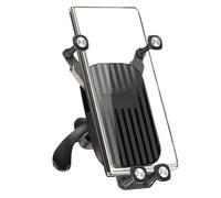 Generico Soporte de teléfono para coche, vehículo no deslizante Clamp for Cellphone, Strong Grip Car Air Vent Phone Mount with Quick Release for Road Trip Navigation
