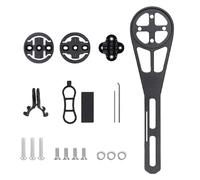 Genérico Soporte Delantero para Computadora De Ciclismo - 14.5x3.8x1.4cm, Soporte De Aleación De Aluminio, Soport para Pantalla De Bicicleta | Desplazamientos Urbanos, Ciclismo De En Carretera, Equip