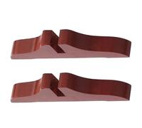 Genérico Soporte Divisor de Ambientes de Madera Engrosado 2 Piezas Base Estable para Oficina y Hogar 11.41X3.14X1.57In Pies Resistentes al Desgaste