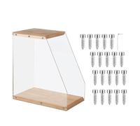 Genérico Soporte Expositor Para Vinilos - Organizador De Madera Para Mesa,Organizador De Discos Y Soporte Para Álbumes - Para Libros Documentos Cuadernos Periódico Dormitorio Home