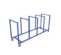 Genérico Soporte For Carro De Cartón, Rodante For, Estantería Almacenamiento Que Ahorra Espacio For Almacén, Supermercado Y Hogar(Blue,35x120x50cm)