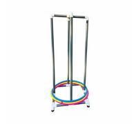 Genérico Soporte For Círculos De Fitness, Carrito Organizador Equipos Deportivos, Ligero For Gimnasia, For Instrumentos Redondos con Un Diámetro 40-65 Cm(Gray,Compatible Diam 55cm)