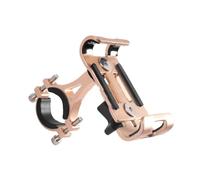 Genérico Soporte for teléfono de Bicicleta con rotación 360°, Soporte Antideslizante, Universal for(Golden No Rotation)