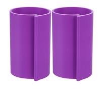Genérico Soporte Grande para Rollos de Lienzo Morado Clip Antivuelco Reutilizable para Organización de Carteles y Pergaminos Abrazaderas para Arte de Diamante Herramienta para