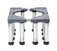 Genérico Soporte Lavadora Base para Lavadora con Patas de Acero Inoxidable 45-70 cm Ajustable Largo/Ancho Pedestal Universal para Lavadora Secadora Refrigerador